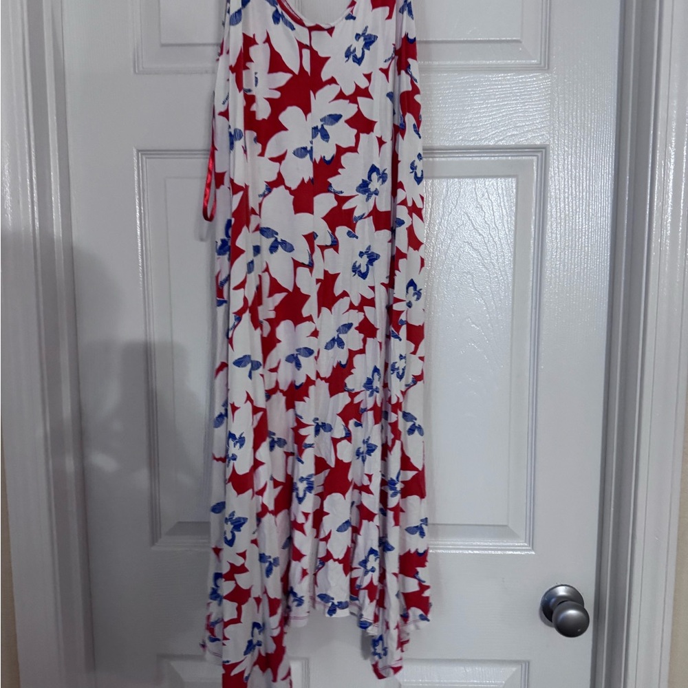 Lane Bryant Coral Sleeveless Dress
